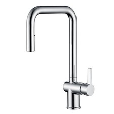 SUMERAIN Kitchen Faucet with Pull Down Sprayer in Chrome Finish, Stainless St...
