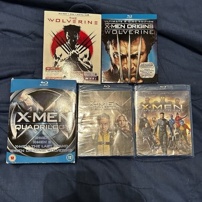 X-Men Quadrilogy Blu-ray Origins Wolverine First Class Days of Future Past +++