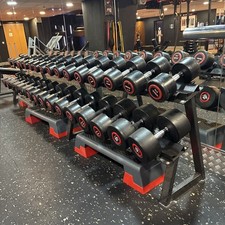 10 KG to 48KG Escape Dumbbells with 2 Racks Commercial Gym Equipment