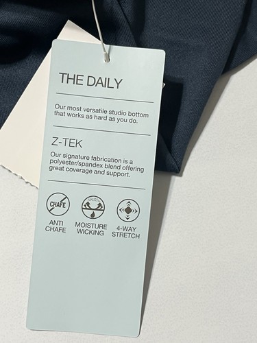 Z by Zella The Daily Girls Legging Solid Blue Insignia Med 8/10 High Waist - Picture 6 of 9