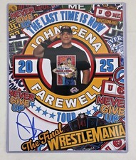 WWE John Cena WrestleMania 41 Signed Autograph 768/1000 11x14 Photo Poster