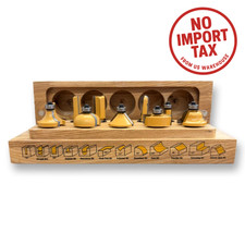 Sommerfeld 12-Pc Introductory Router Bit Woodworking Tool Set 12002