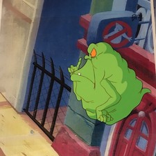Real Ghostbusters Original  Animation Production Art Cel  DIC