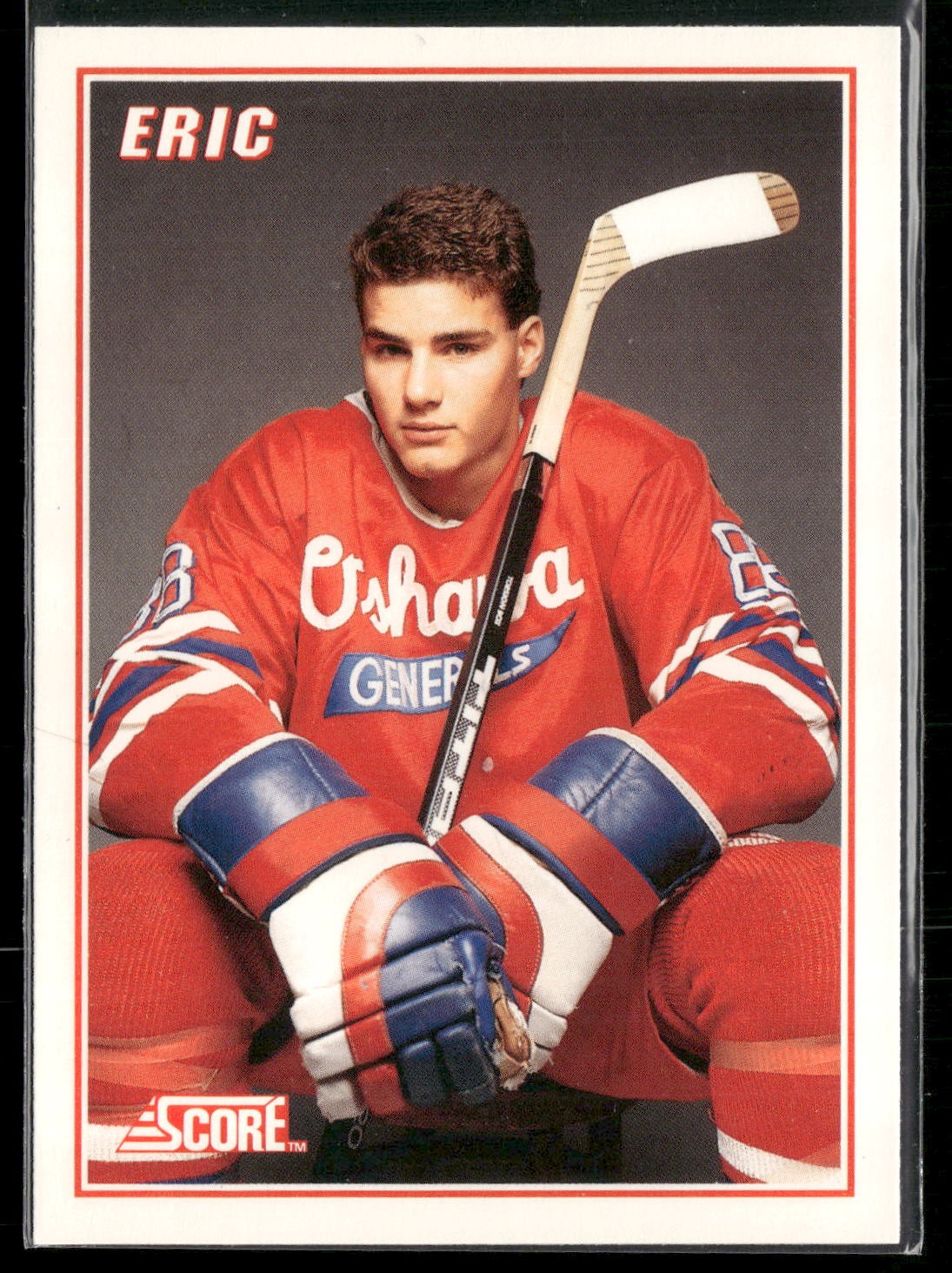 1990-91 Score American #B2 Eric Lindros Eric Lindros Bonus Cards