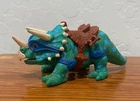 VINTAGE 1992 TEENAGE MUTANT NINJA TURTLES DINGY DINO TRICERATOPS W/SADDLE