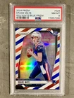 2024 PANINI PRIZM DRAKE MAYE Red White Blue RWB PSA 8  #329 Patriots Rookie RC