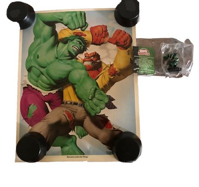 The Hulk Marvel Hero Clix WizKidz Collectible Miniatures Piece 2003 Poster Comic