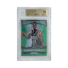 PANINI NBA card PRIZM GREEN JABARI PARKER 14/25 #2 Free Shipping 中古 IT1