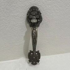 Antique 13in Black Iron Arts Crafts Door Pull Handle Thumb Latch Left Hand Antique 13in Black Iron Arts Crafts Door Pull Handle Thumb Latch Left Hand