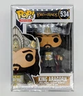Funko Pop! Lord of the Rings King Aragorn #534 Barnes Noble Exclusive Protector
