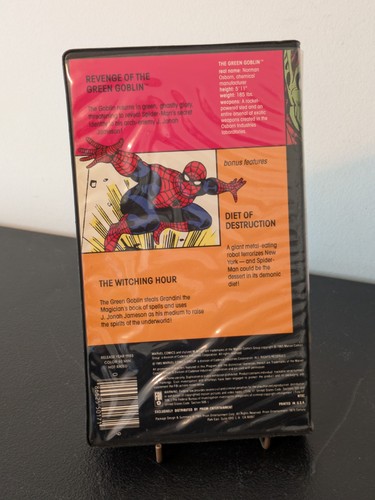 Rare Spider-man Vs The Green Goblin 16 Vhs Marvel Comics Video Library - Picture 3 of 6