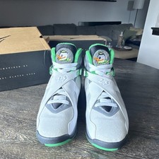 Jordan Air Jordan 8 Oregon Duck Gray Green Hi...