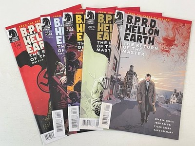 Dark Horse BPRD HELL ON EARTH RETURN OF THE MASTER COMPLETE SET # 1-5 VF 2012