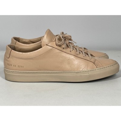 Common Projects Original Achilles Low Top Sneakers Leather Pink Men's 44 US 10.5