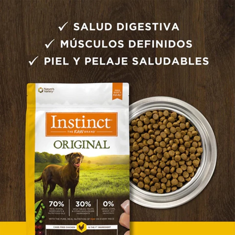Instinct Original Chicken Dry Dog Food, 22.5 Lb. Bag - Image 3 of 4
