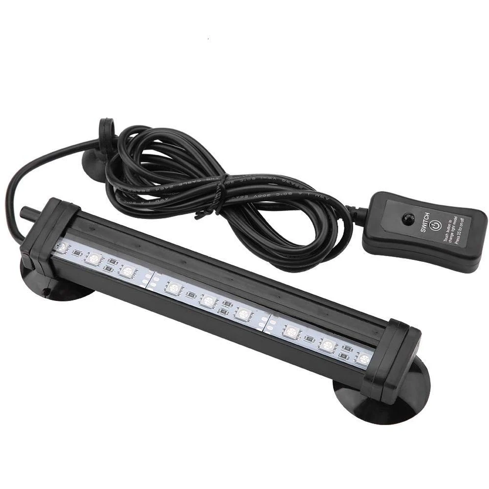 LED Aquarium Light Fish Bubble Light Underwater Led Light with Remote Control... - Image 2 of 4