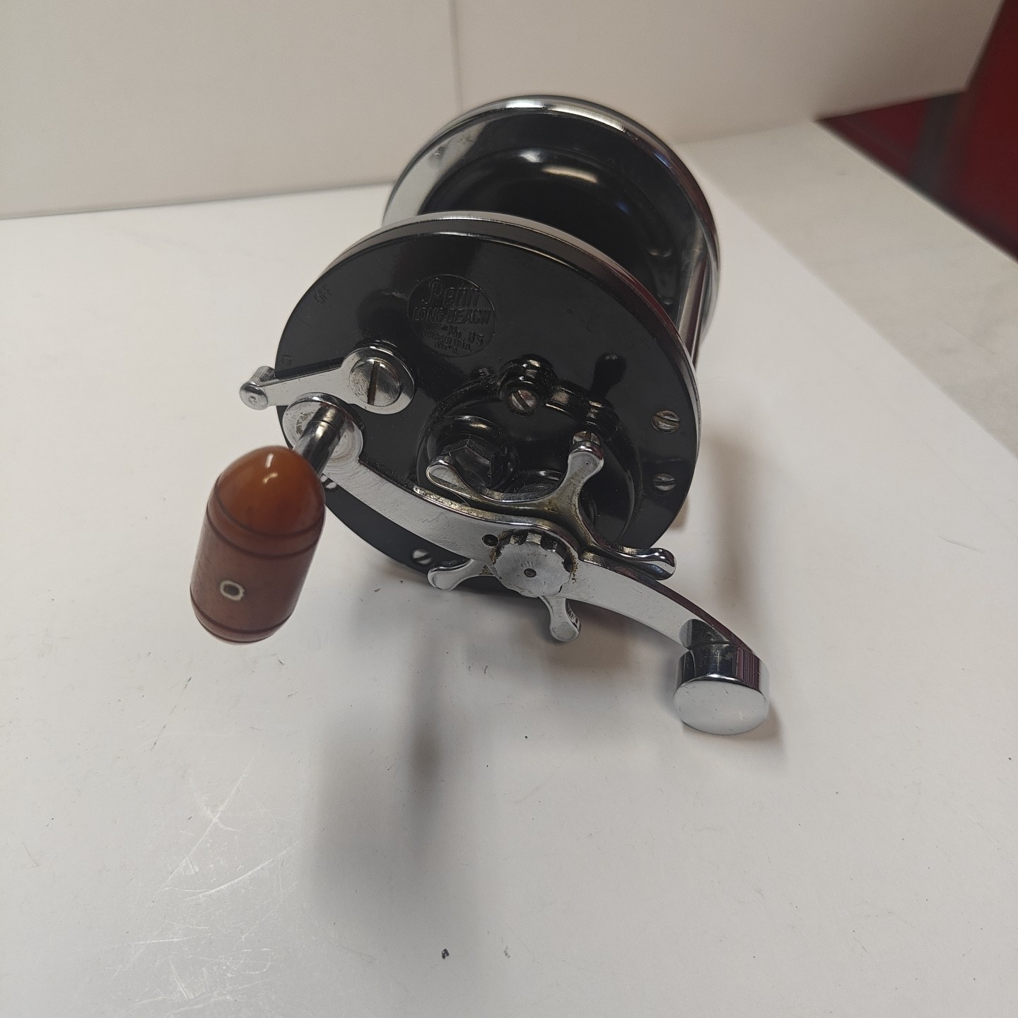 Vintage Penn 65 Long Beach USA Salt Water Fishing Reel CLEAN