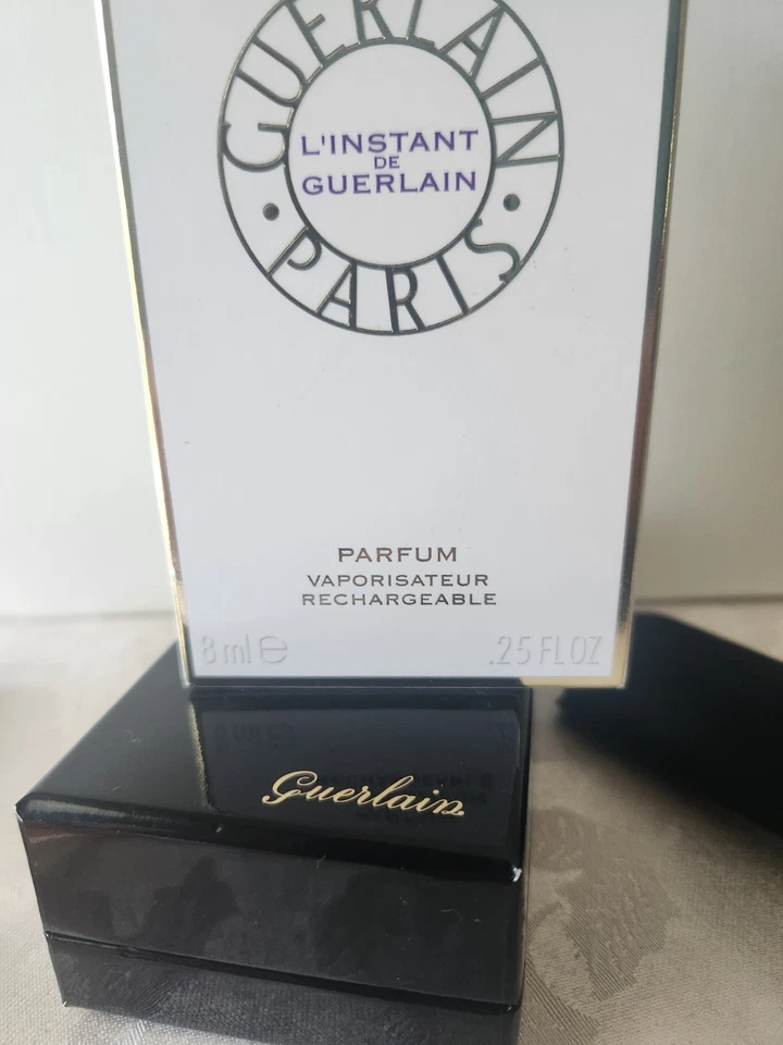 L'Instant De Guerlain 0,25 OZ 7,5 ml Perfume Puro Perfume Spray Caja Raro Original Foto 3 de 4