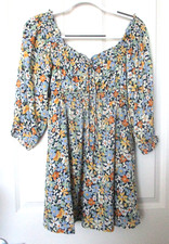 American Eagle Womens Floral Smocked Fairy Mini Dress Size XS NEW