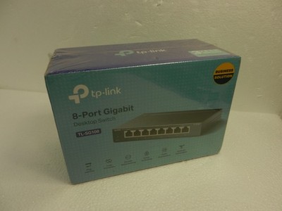 TP-Link  TPLINK - TL-SG108 | 8-Port Multi-Gigabit Desktop Switch  - NEW & SEALED