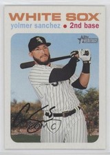 2020 Topps Heritage White /50 Yolmer Sanchez #372 0b0