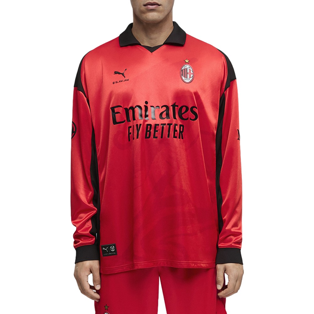 PUMA Ac Milan X Slam Jam Limited Edition Long Sleeve Jersey Mens