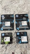 hp 63 Xl black/ tri-color ink cartridges