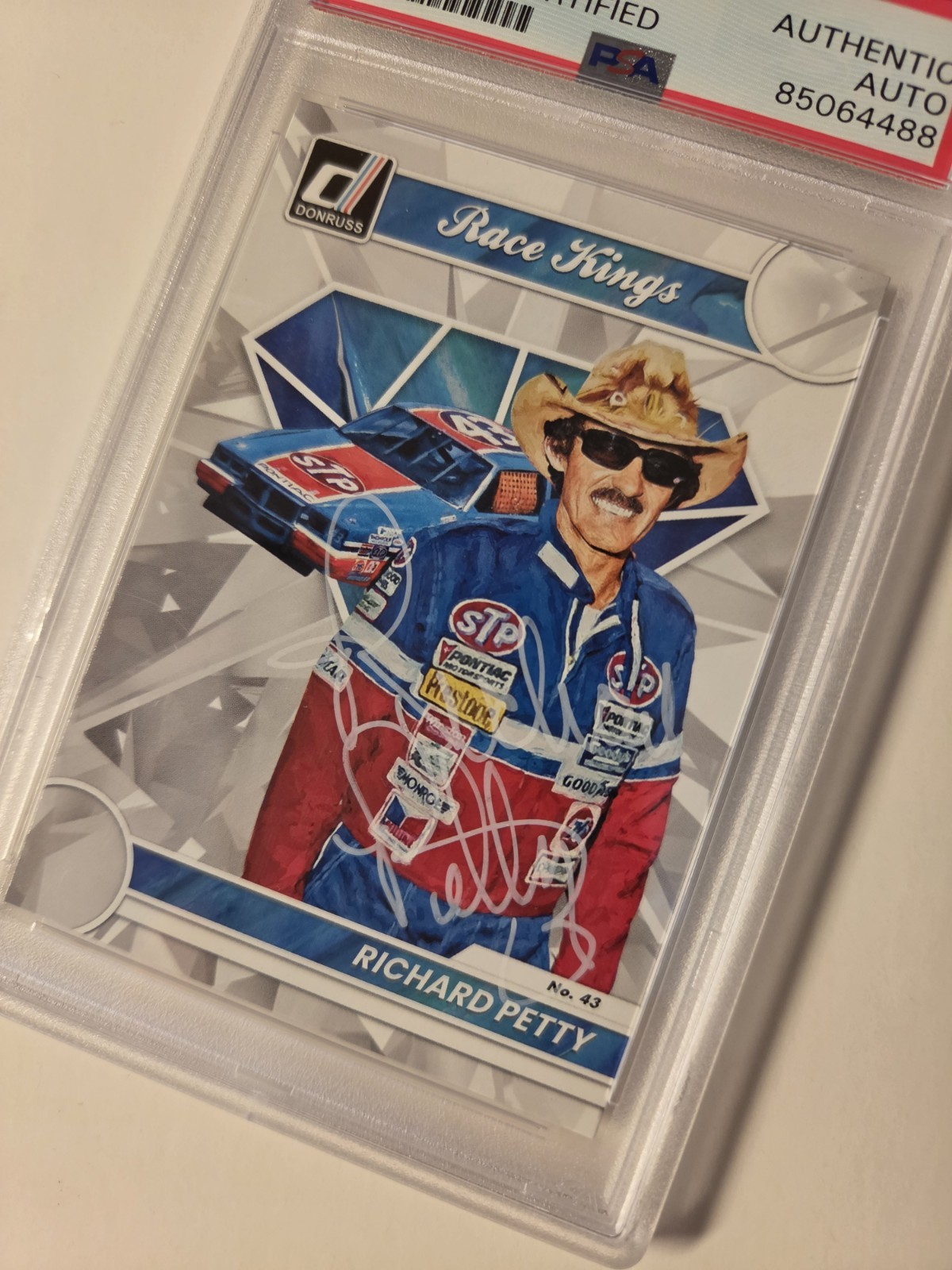 2023 PANINI-DONRUSS RACING RICHARD PETTY AUTOGRAPH RACE KINGS PSA/DNA CERTIFIED! view 4