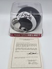 Tom Mack Signed LA Rams Mini Helmet Autographed Notarized Affidavit Case White — photo 1