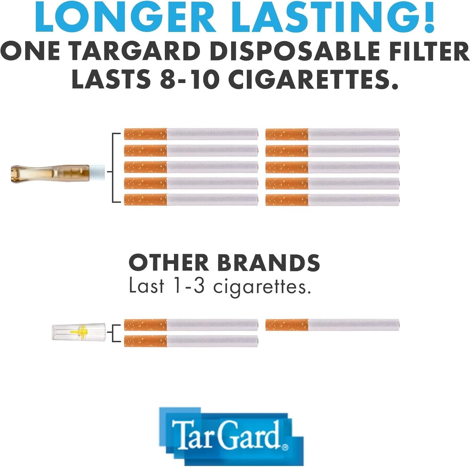 Economical Amber Cigarette Filters - 300 Pack for Smooth Smoking Experience