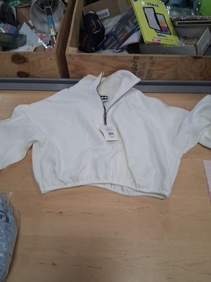 KBB by Kahlana sweatshirt White Size Medium Nwt