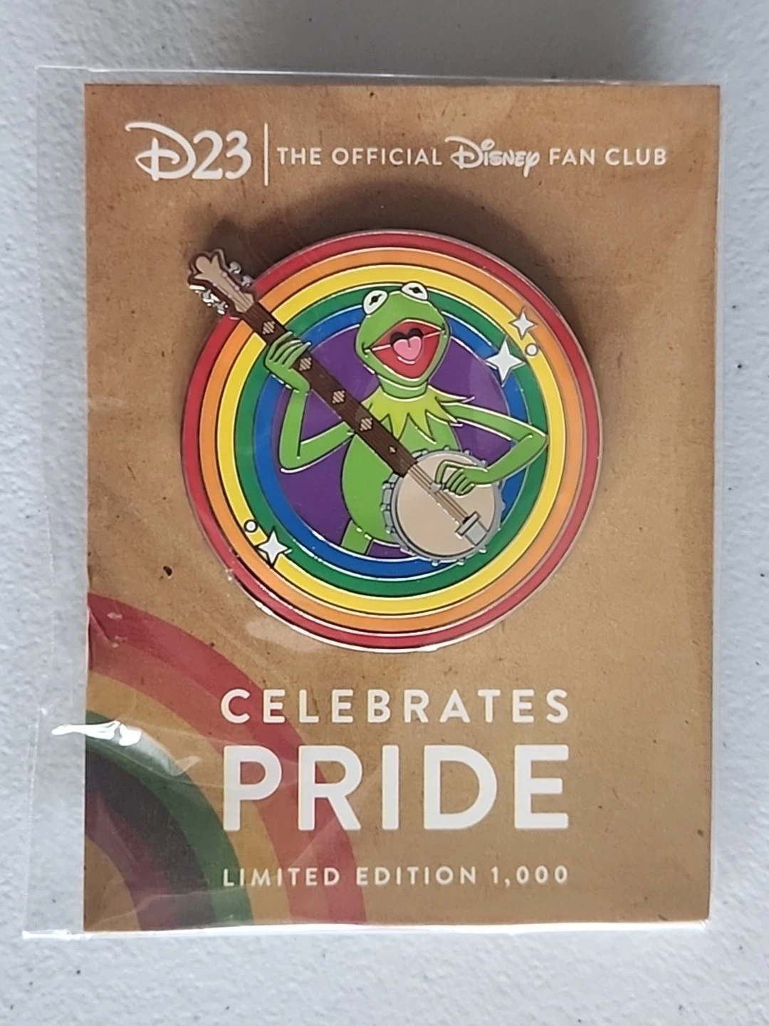 2022 D23 Muppets Kermit The Frog Celebrates Pride LE Disney Pin, Pinpics 154713