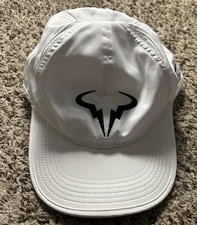 Nike Rafa Club Cap White L/XL Dri Fit Tennis Hat