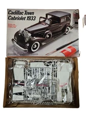 Testors Italeri Cadillac Town Cabriolet 1933 1/24 Plastic Model Kit 837 New