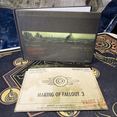 The Art of Fallout 3 VDSG Hardcover Conceptual Imagery + VDSG Holotape Vol 1.