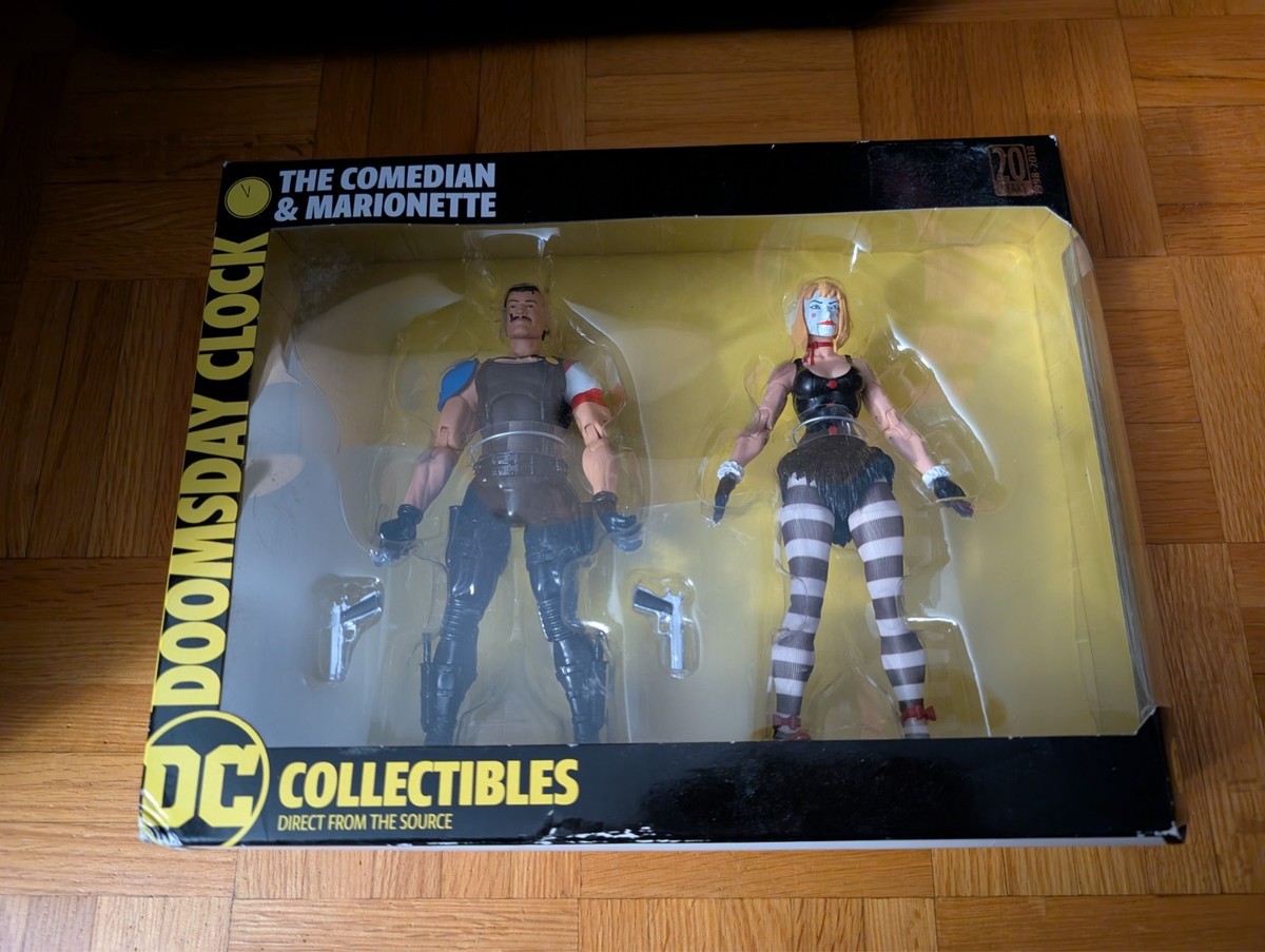 Watchmen Doomsday Clock Comedian and Marionette Action Figure DC