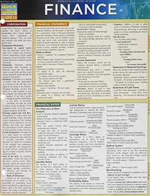 Finance (Quick Study Business) - Cards, by Griffin Michael - Very Good