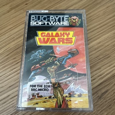 Galaxy Wars Acorn Electron BBC Micro Computer Spiel Bug-Byte Kassette Software