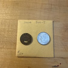 Lot Of 7 Iowa Transit Tokens