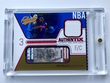 2003-04 Ben Wallace Fleer Authentix Game Worn Jersey F/C JA-BW2