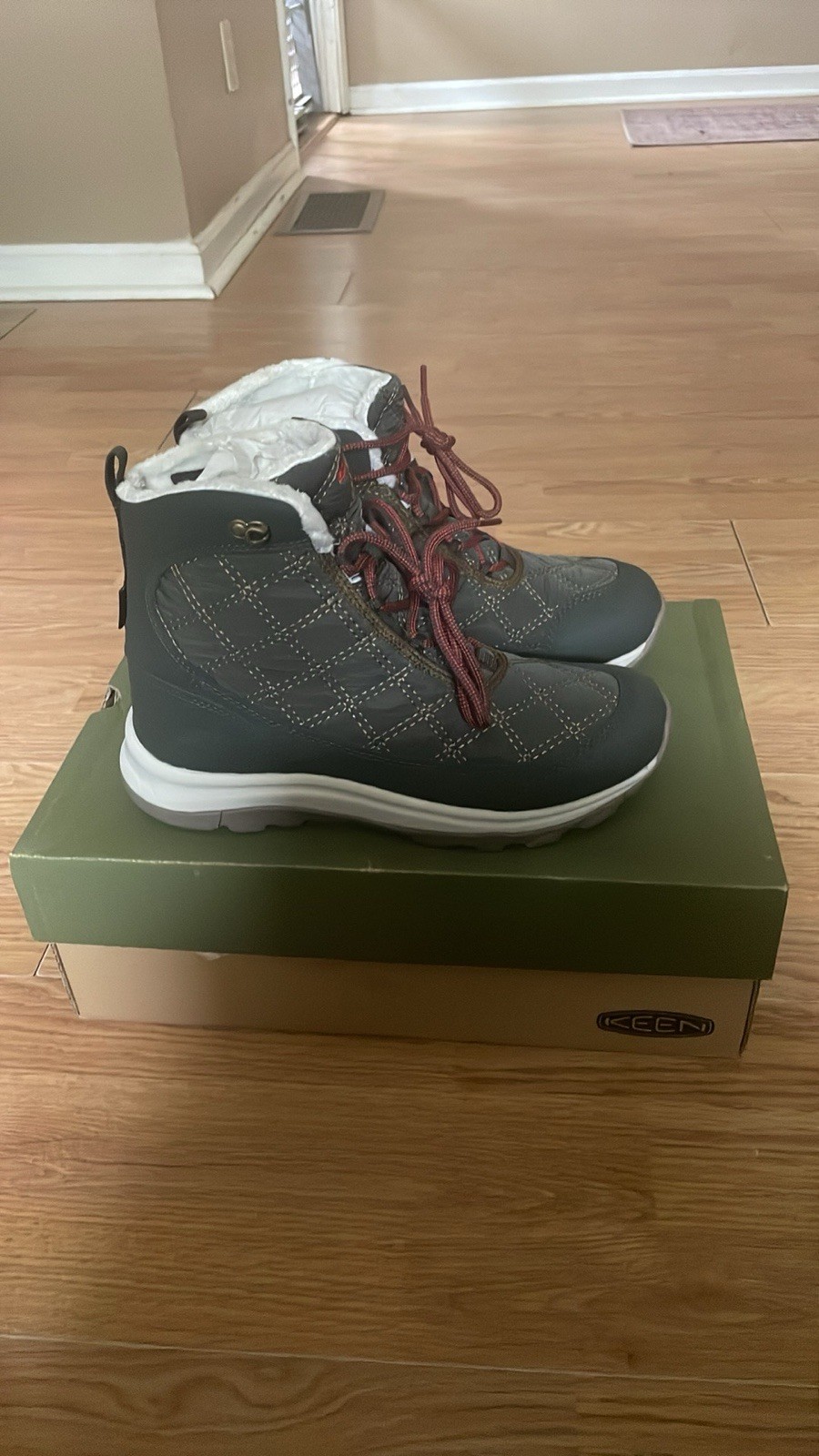 Stivali da neve KEEN Terradora 2 invernali impermeabili rosa arancione donna taglia 8