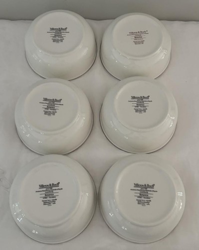Set 6 Villeroy & Boch Botanica 5.25" Cereal Soup Bowls Linapis Arvensis All VG - Picture 5 of 5