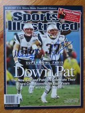 MIKE VRABEL and RODNEY HARRISON signed Sports Illustrated NEW ENGLAND PATRIOTS