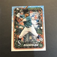 Topps 2024 Holiday Julio Rodriguez #H153 SSP Seattle Mariners Baseball Card