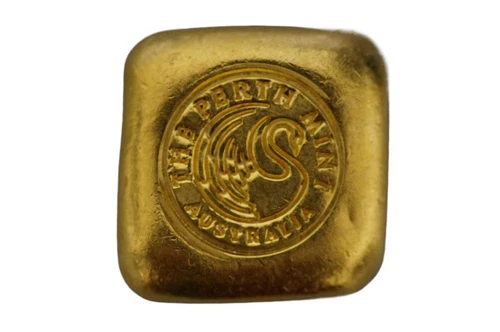 Perth Mint 1oz 9999 Fine Gold Cast Bullion Bar - Picture 1 of 3