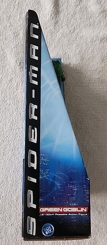 Spider Man Movie 12" Green Goblin Poseable Action Figure 2002, ToyBiz Unopened! - Picture 3 of 10