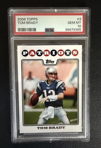 2008 Topps - Tom Brady #3 PSA 10