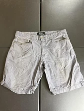 Modern Stretch Shorts Mens 36 Gray Stretch Casual 5 Pocket Chino Summer