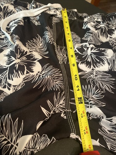 OVP Herren Badehose Boardshorts L (36-38) schwarz Blumen Hawian Style Cargo - Bild 14 von 17