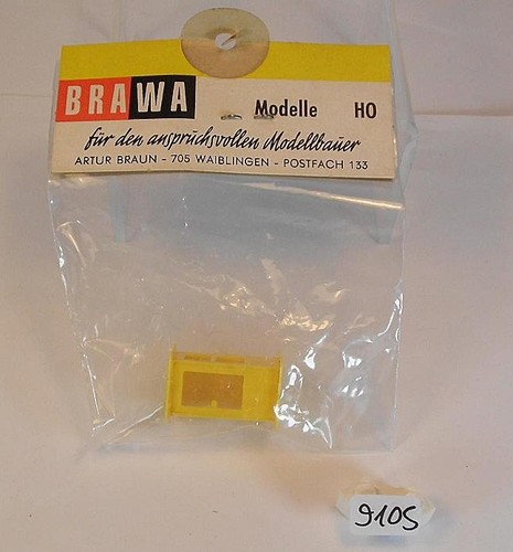 Cabina telefónica BRAWA escala H0 1/87 nº 678 embalaje original #9105 | Zustand: Gebraucht